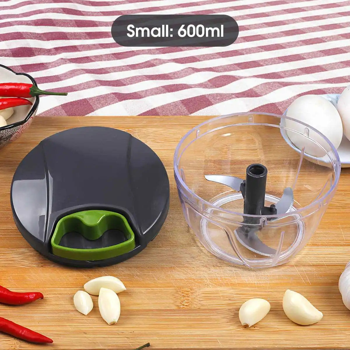 Manual Pull-String Food Chopper