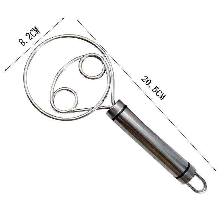 Stainless Steel Danish Dough Whisk