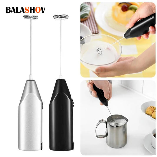 Handheld Milk Frother & Egg Beater – Battery Powered Electric Whisk