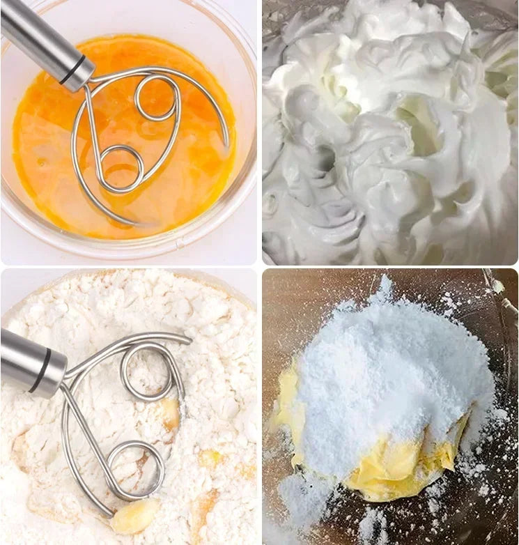 Stainless Steel Danish Dough Whisk