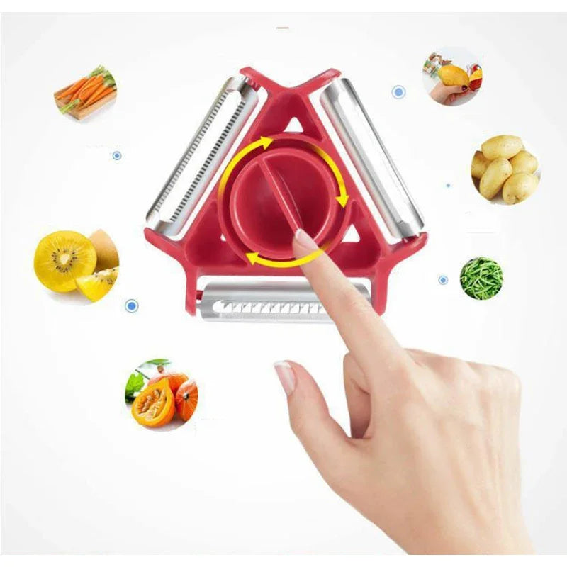 3-in-1 Vegetable Peeler & Zester