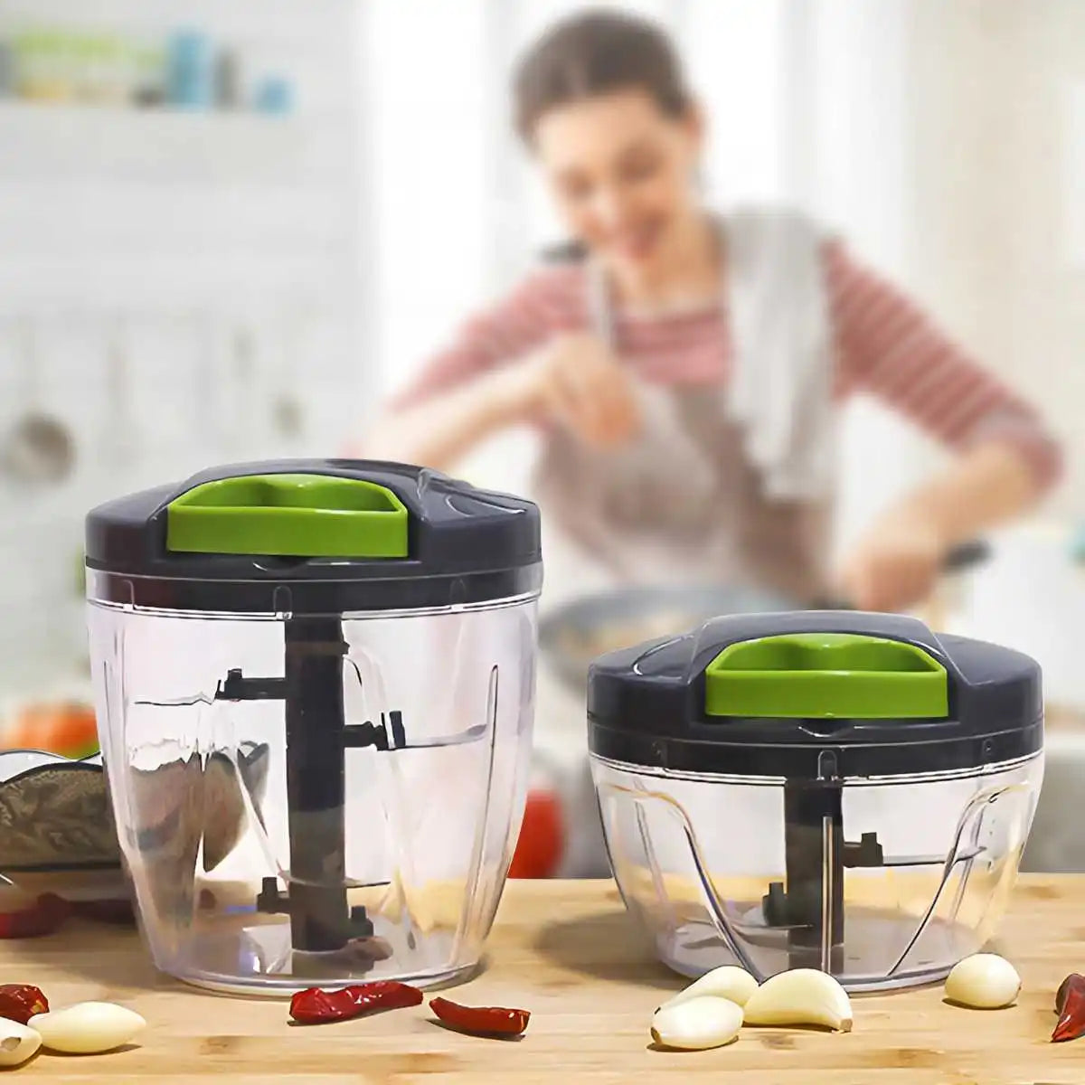 Manual Pull-String Food Chopper