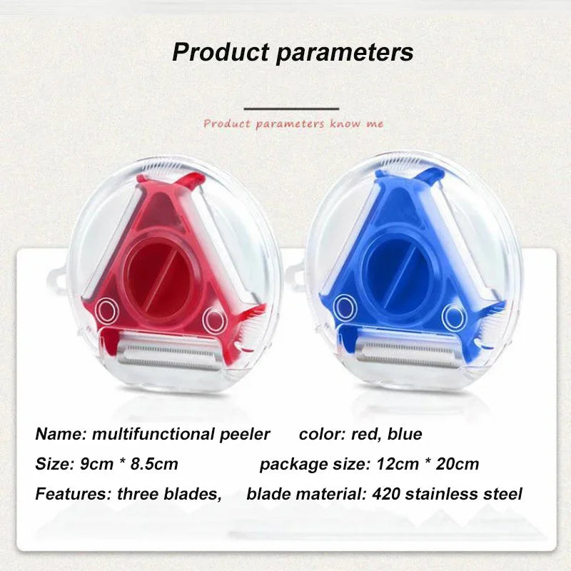 3-in-1 Vegetable Peeler & Zester