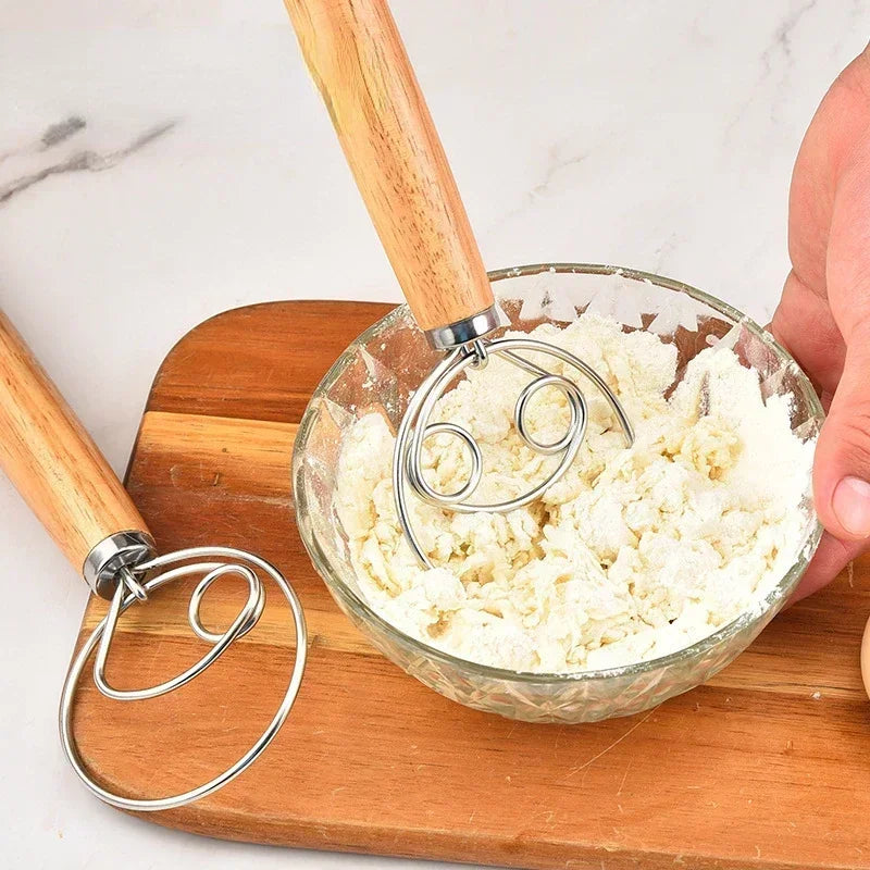 Stainless Steel Danish Dough Whisk
