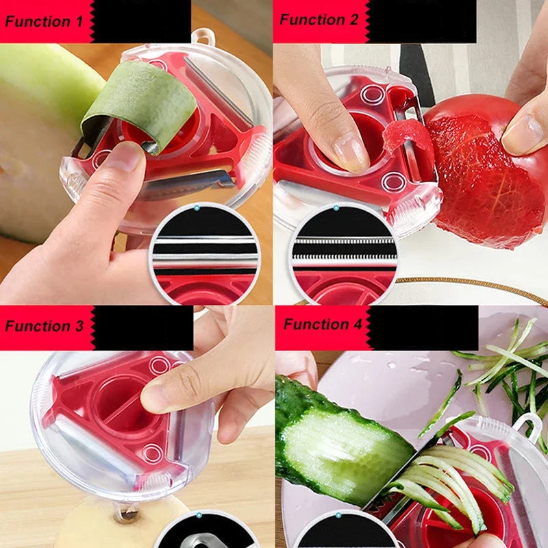 3-in-1 Vegetable Peeler & Zester