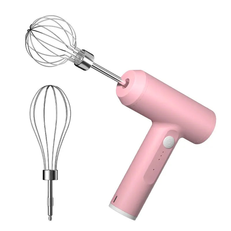 Wireless Electric Hand Mixer – Cordless 3-Speed Egg Beater
