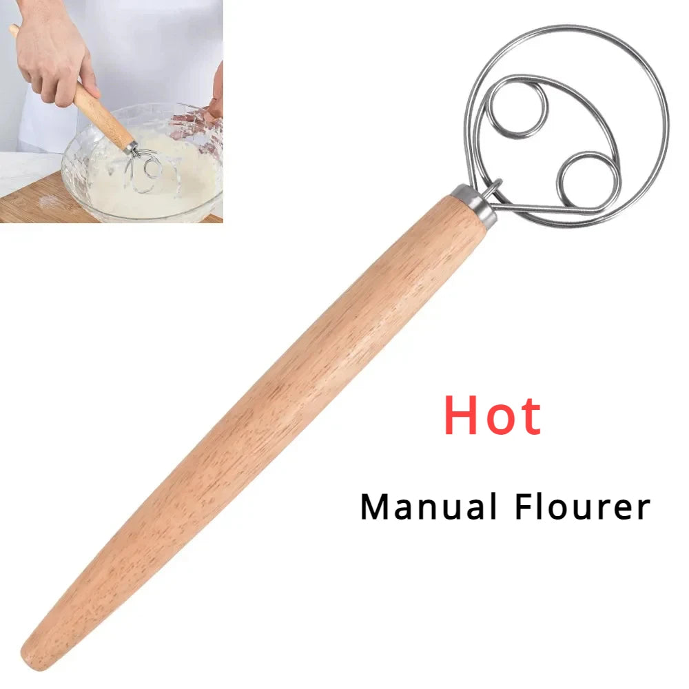 Stainless Steel Danish Dough Whisk