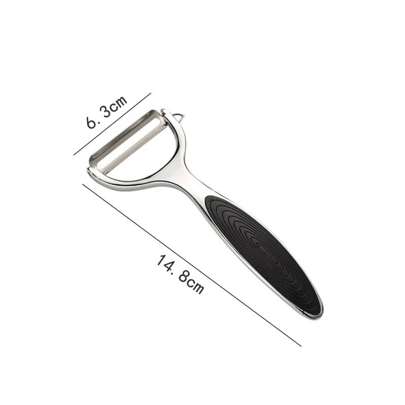 Zinc Alloy Vegetable Peeler – Stainless Steel Blade Potato & Carrot Peeler Kitchen Tool