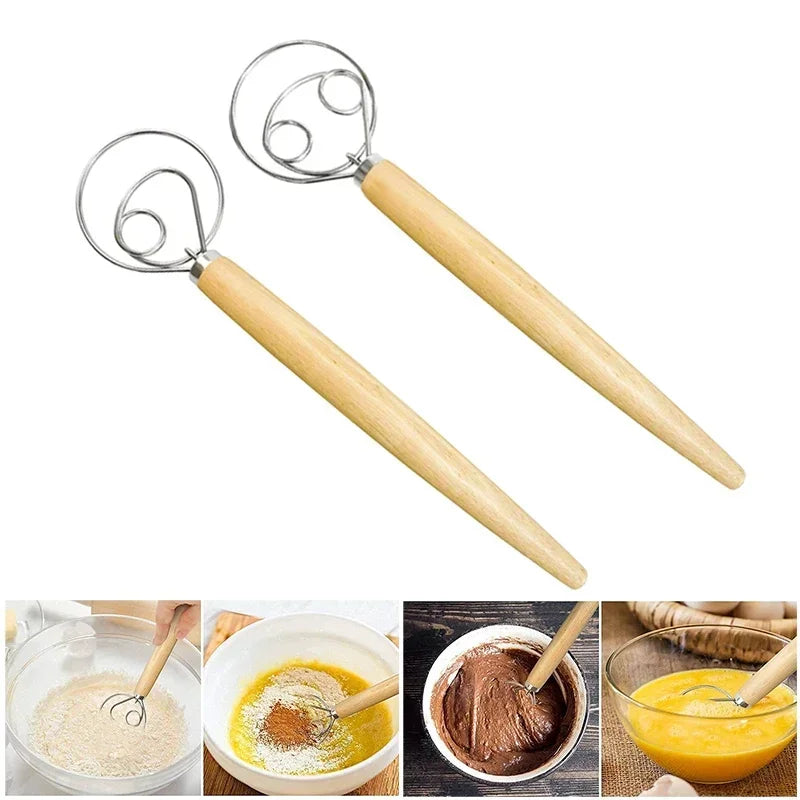 Stainless Steel Danish Dough Whisk