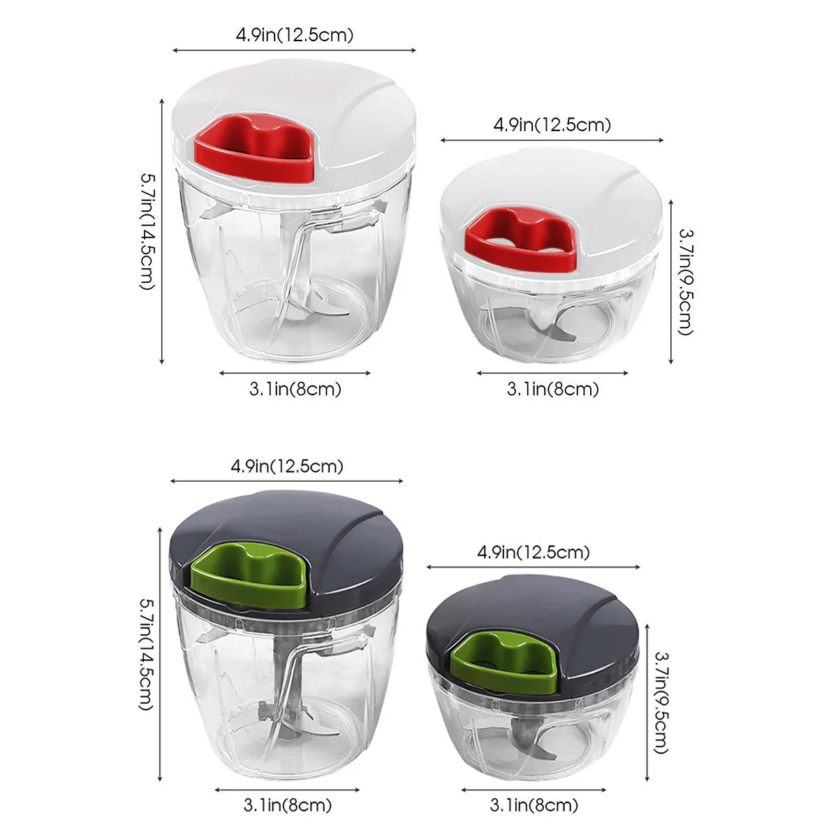 Manual Pull-String Food Chopper