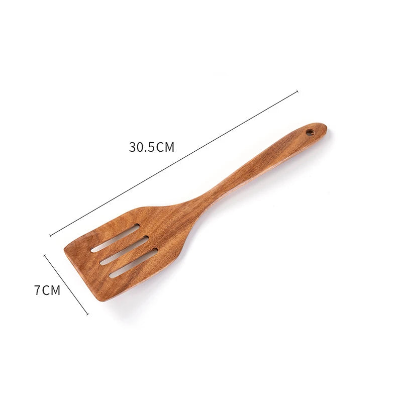 Acacia Wood Spatula Set (2-Piece)