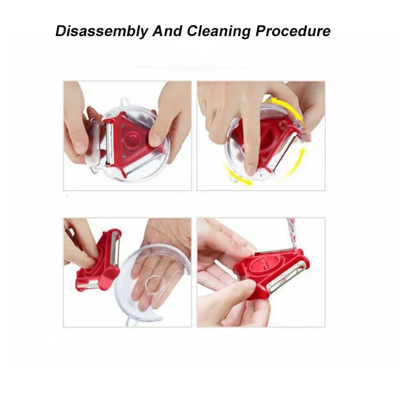 3-in-1 Vegetable Peeler & Zester