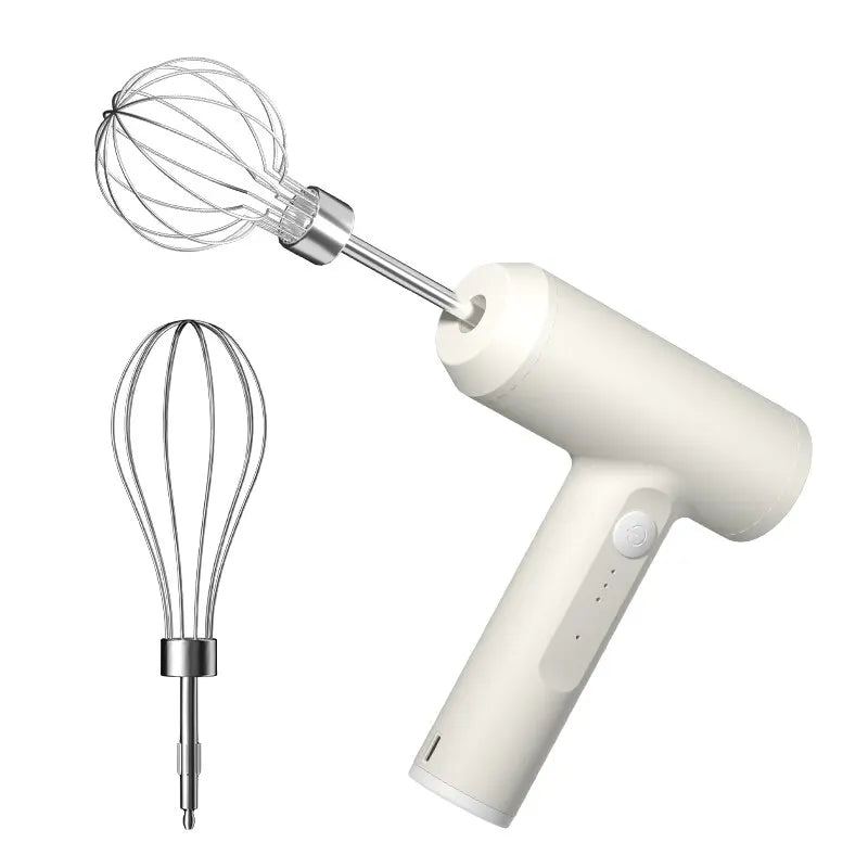 Wireless Electric Hand Mixer – Cordless 3-Speed Egg Beater